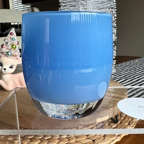 Glassybaby “Paws” Stickered first Triskelion stamp Blue 🐾🩵 - Picture 8 of 10